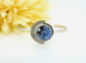 Moon River turquoise and silver bracelet