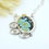 Thumbnail: Blue Moon Turquoise and Citrine pendant