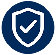 Shield with checkmark icon representing accessibility standards and best practices.