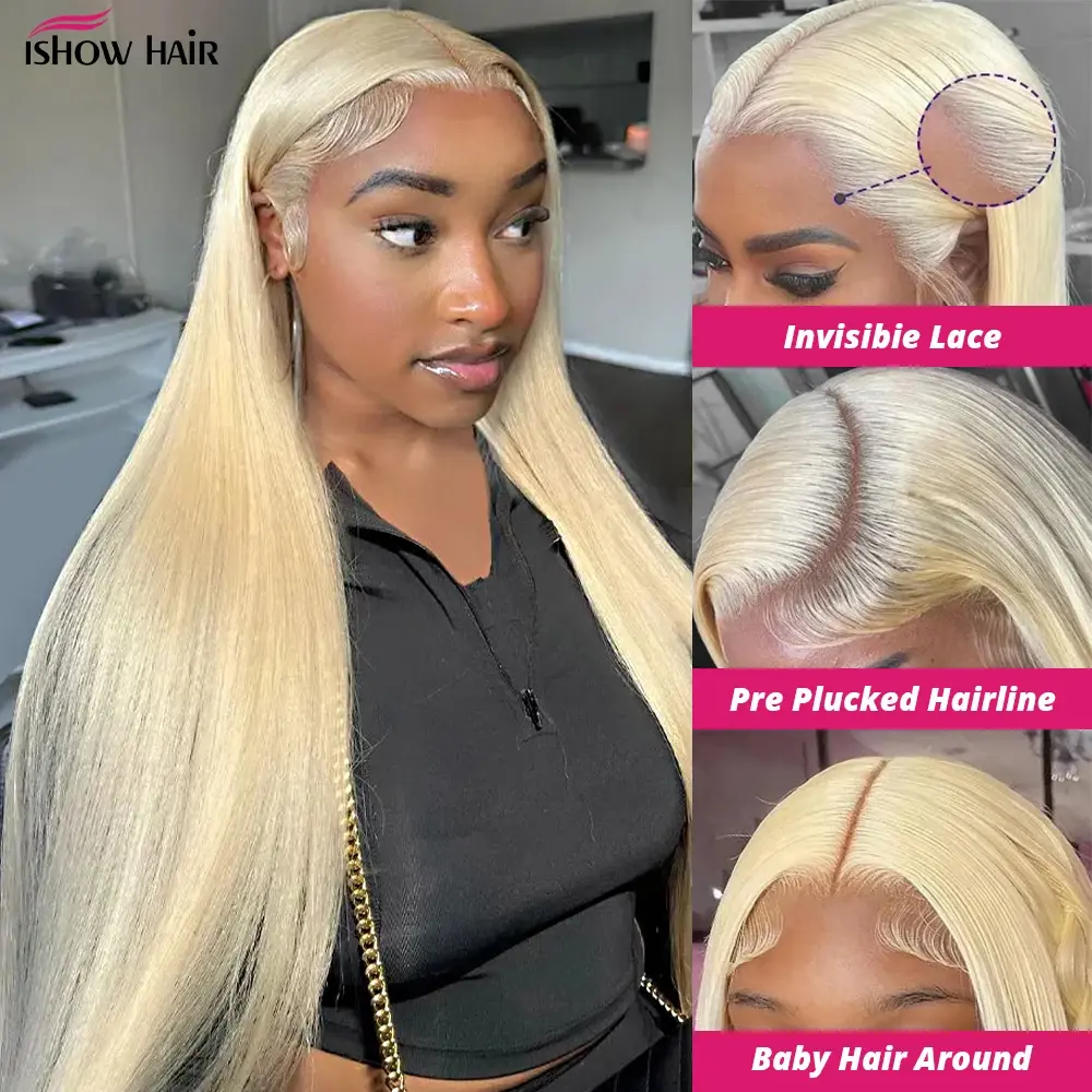 Human Hair Full Lace Wig Straight 13x4 Lace Front Human Hair Wig