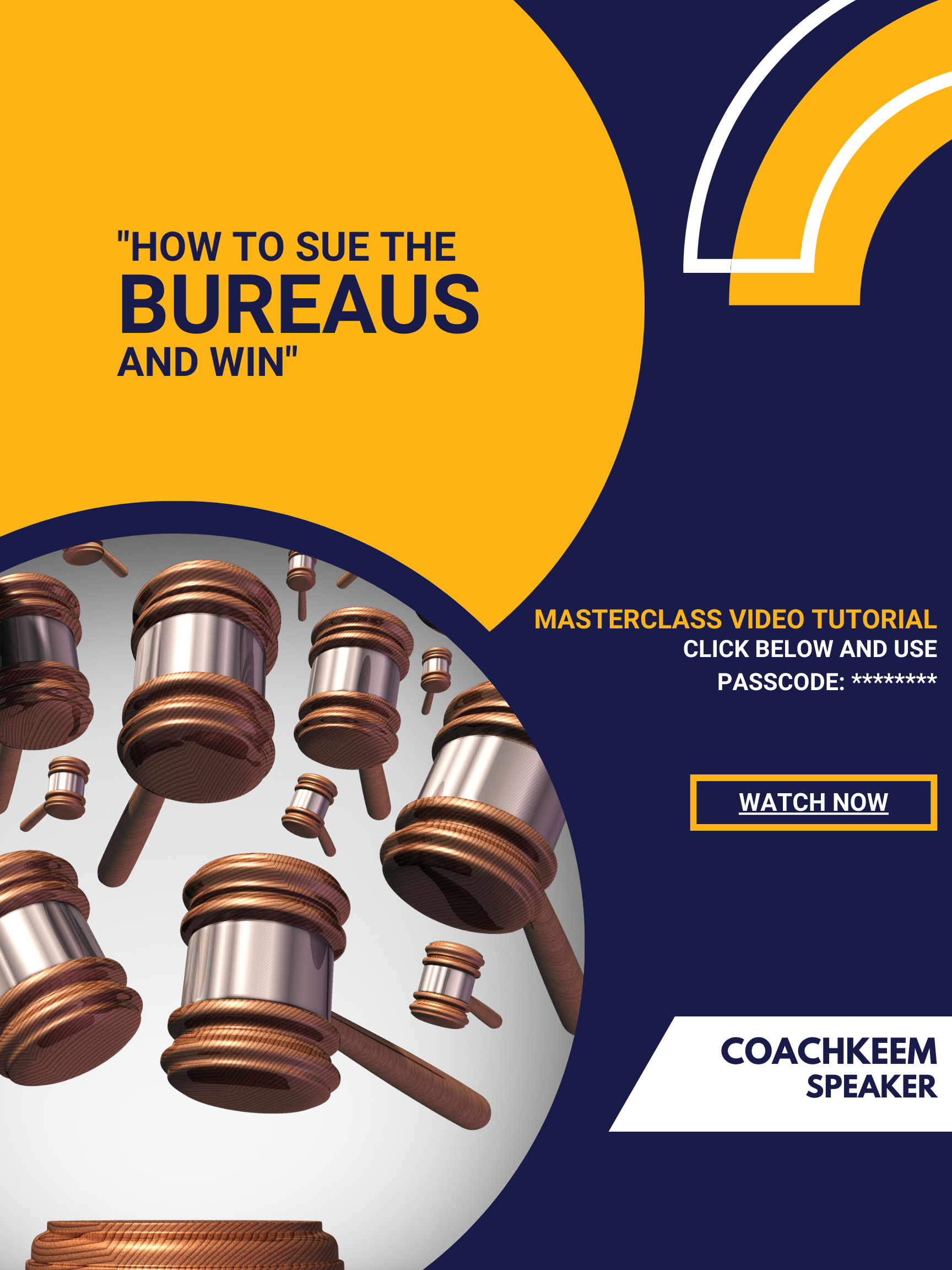 "How To Sue the Bureaus & Win" Video Course