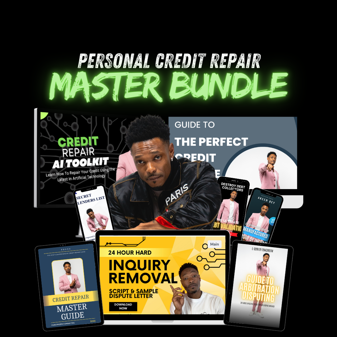 NEW!!! DIY Credit Repair Master Bundle