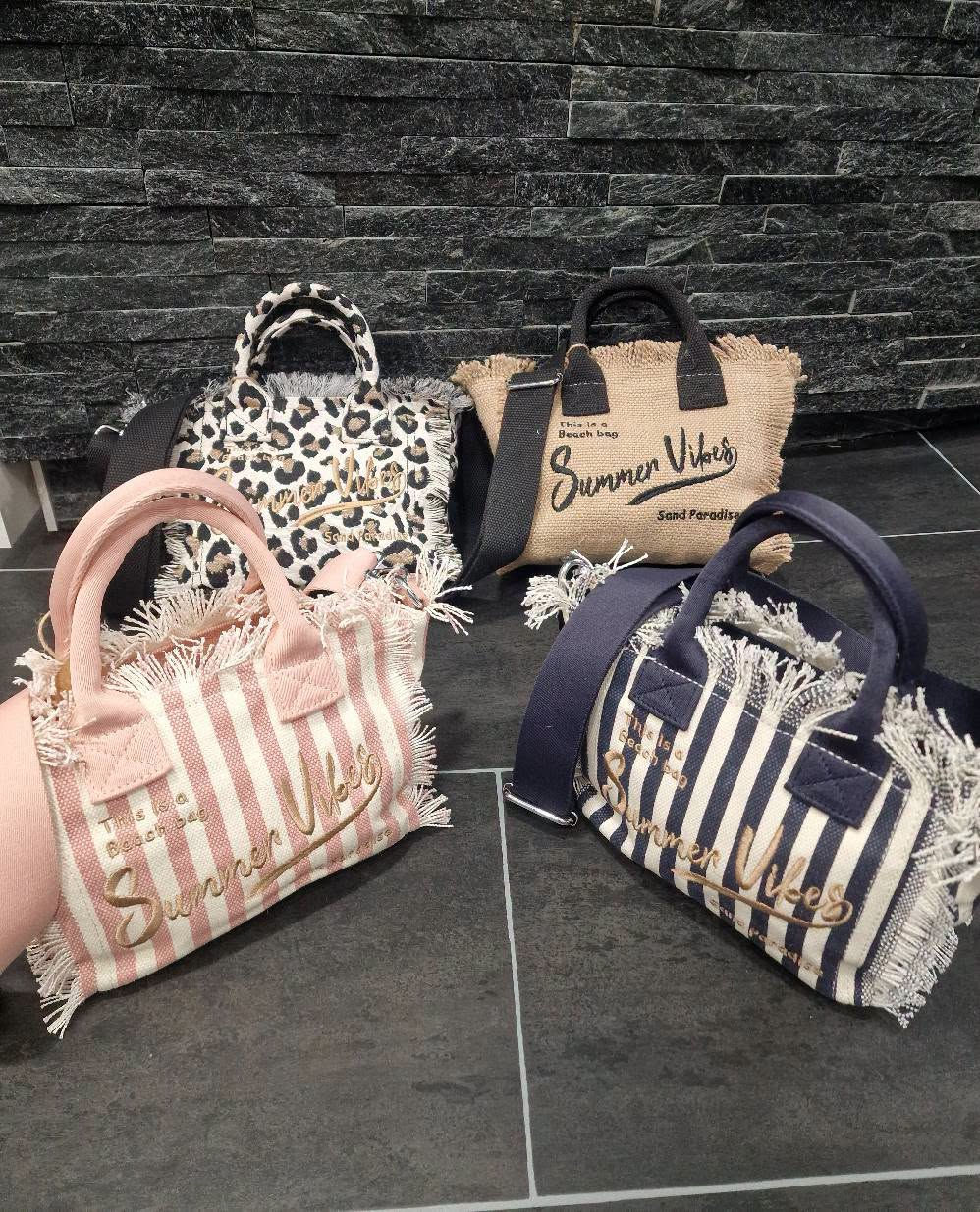 Mini cabas bandoulière SUMMER VIBES