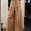 Miniature : Pantalon maxi large à pince beige ALIX