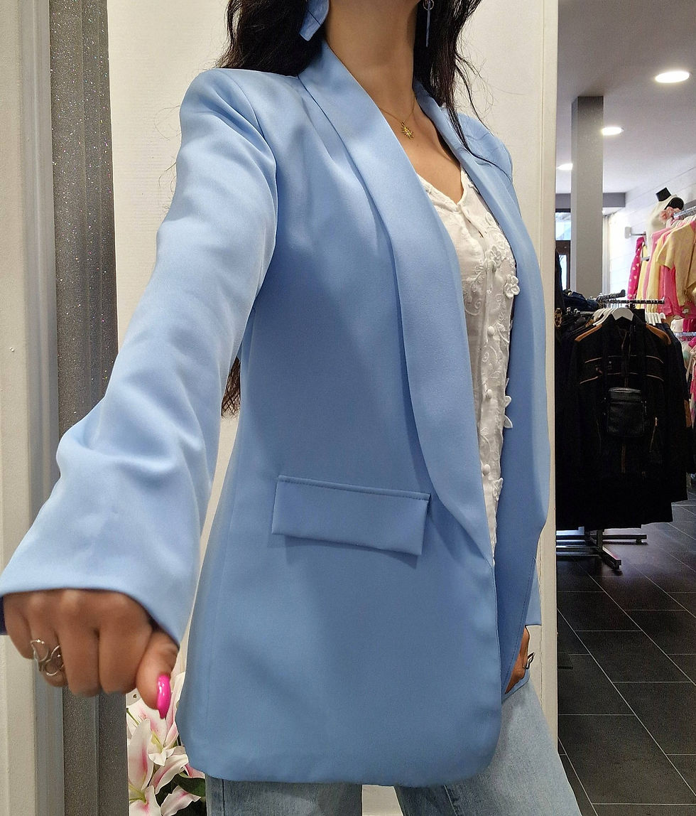 Miniature : Blazer bleu ciel SILVANA
