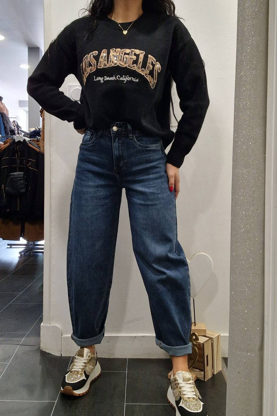 Miniature : Jeans maxi balloon TÉANA