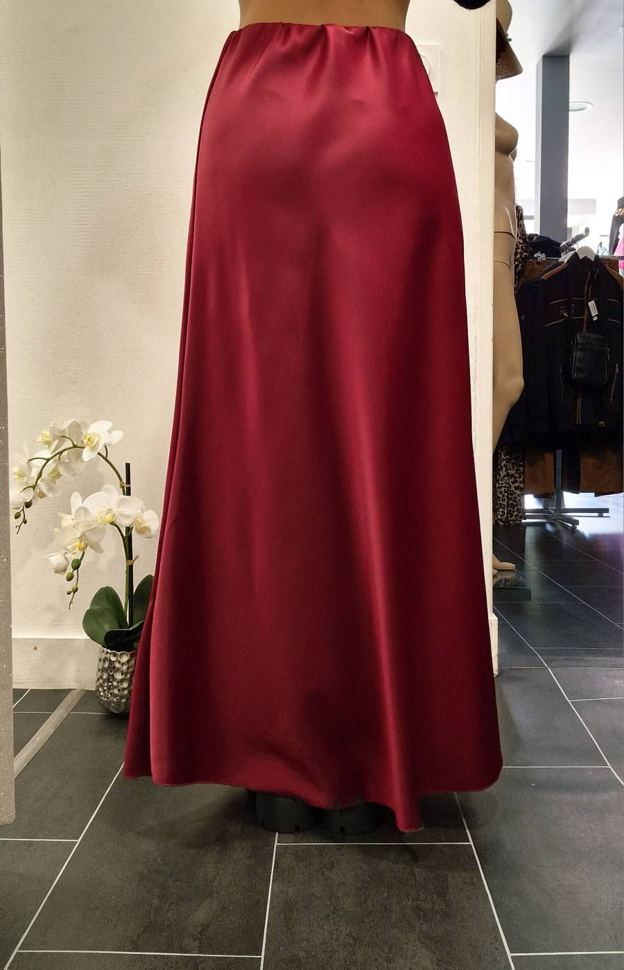 Miniature : Jupe longue en satin ELYNE