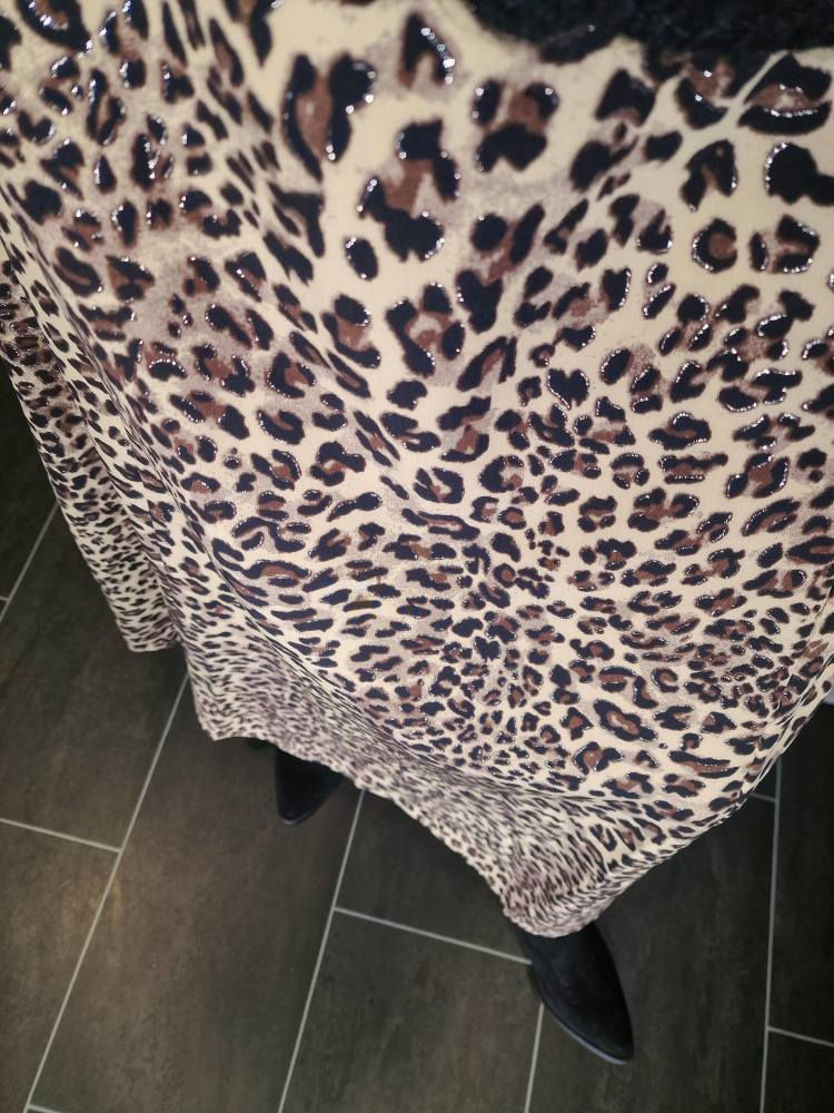 Miniature : Jupe longue léopard irisée SORAYA