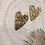 Miniature : Boucles d'oreilles acier doré COEUR MARTELER