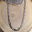 Miniature : Collier acier chaînes plates torsadées SERPENTINE 