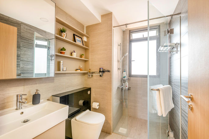 Parc Life master bath | Vitas Design SG