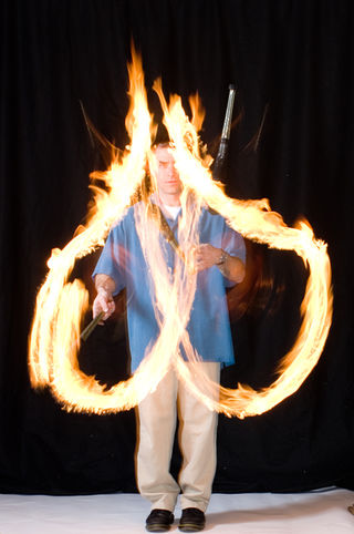 Michael Rosman fire juggling
