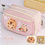 Thumbnail: 1Pc Large Capacity Pencil Case Flip Cover Stationery Pencil Bag