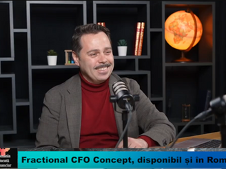 5 minutes with a Fractional CFO - in deschidere la Romania educata financiar