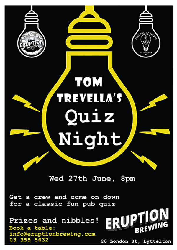 Eruption Brewing Quiz Night