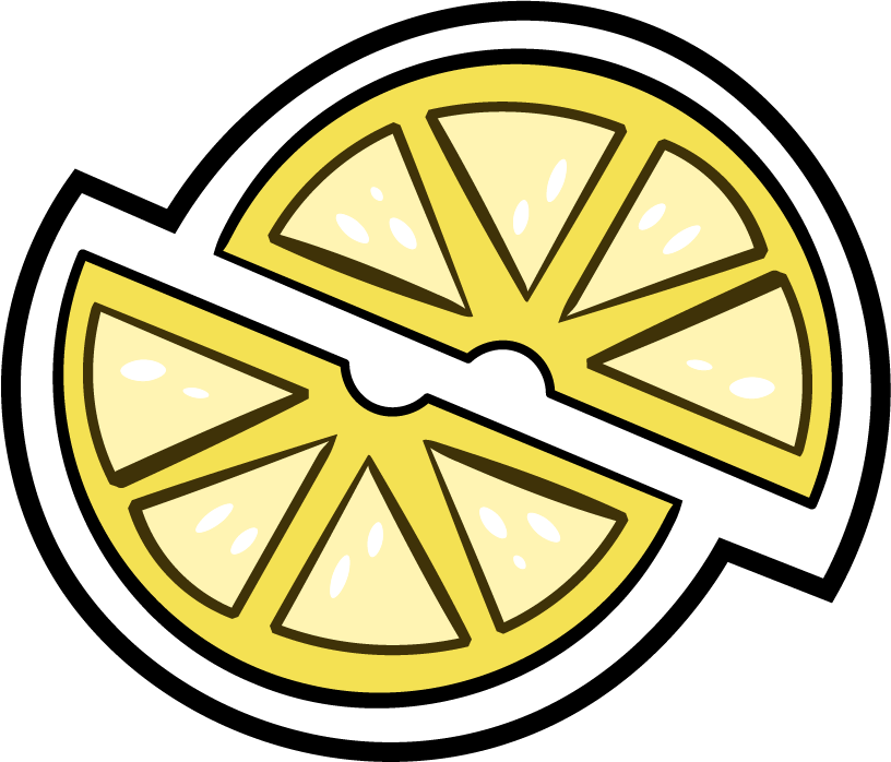 Lemon Slice Circular Logo