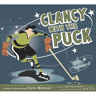 Clancy with the puck