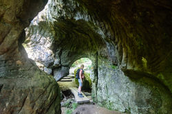 Mullerthal, de grot Hohllay