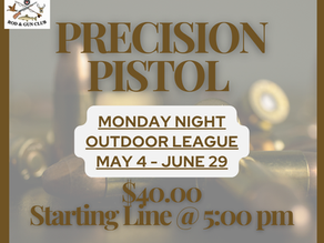 Monday Night Outdoor League - Precision Pistol