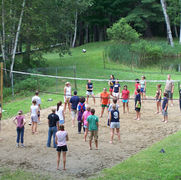 Slip and Slide at Singing Hills Camp NH