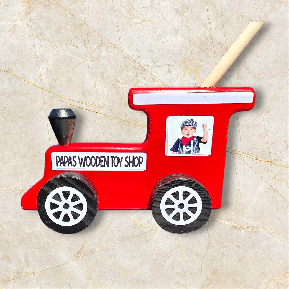 Train Push Toy - Red
