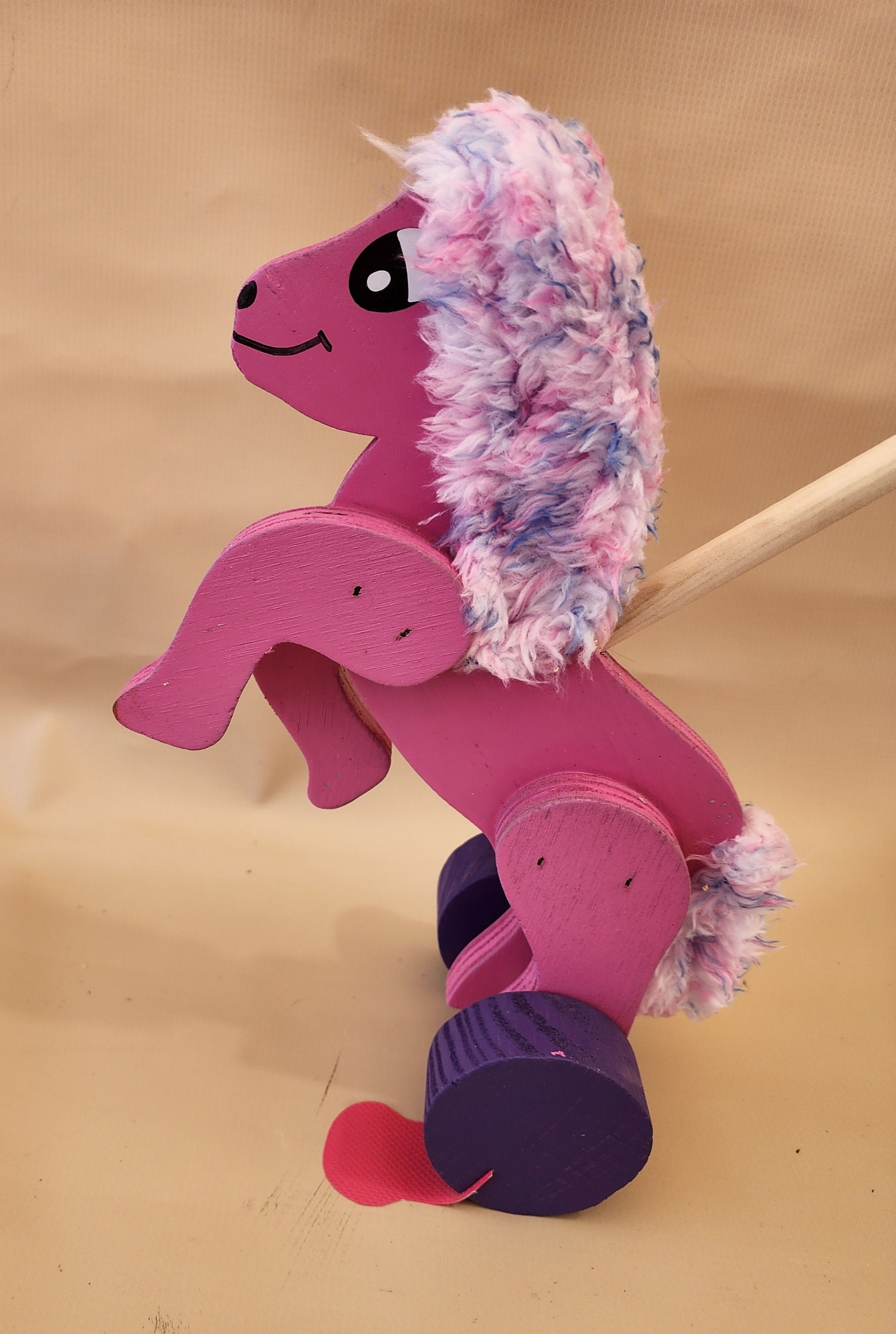 Pony Push Toy (Pink)