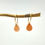 Thumbnail: Oorhanger met oranje maansteen