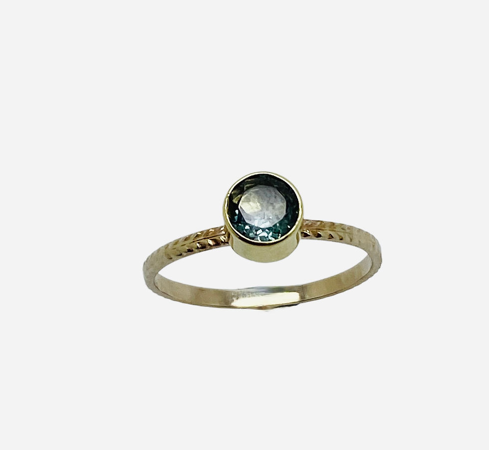 Thumbnail: Ring met groene toermalijn