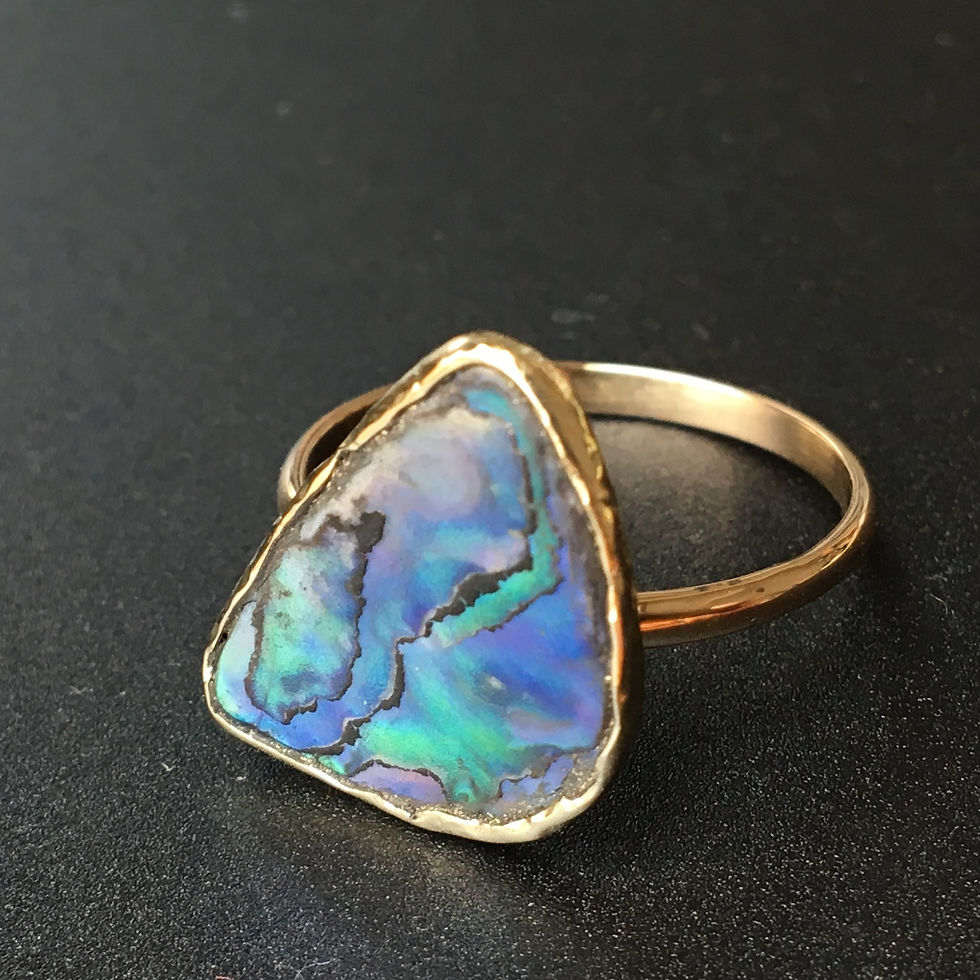 Ring met paarlemoer
