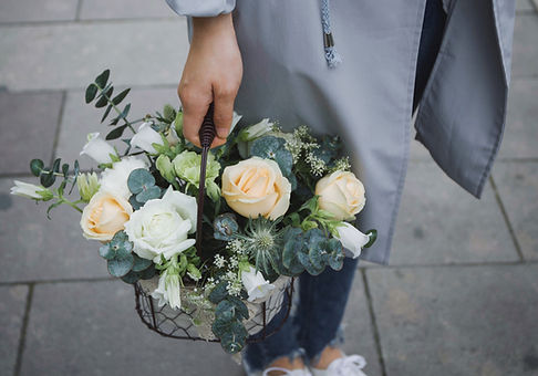 Hand Holding Flowers