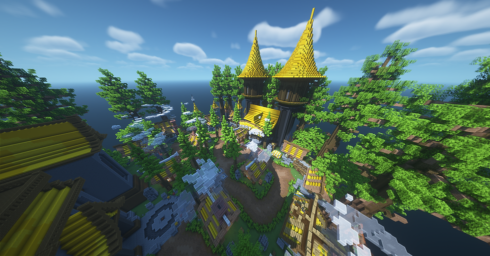 Thumbnail: Yellow Towers Spawn - 200x200
