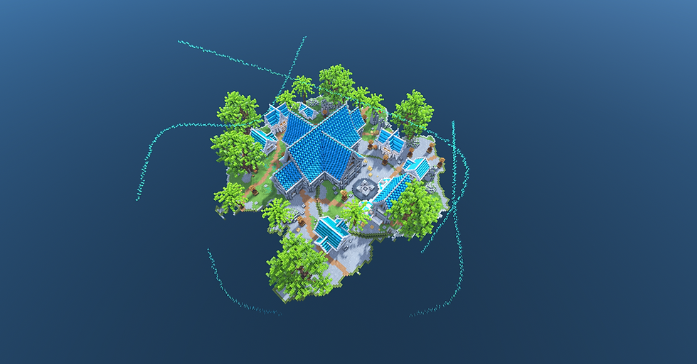 Thumbnail: Medieval Blue Houses Hub - 150x150