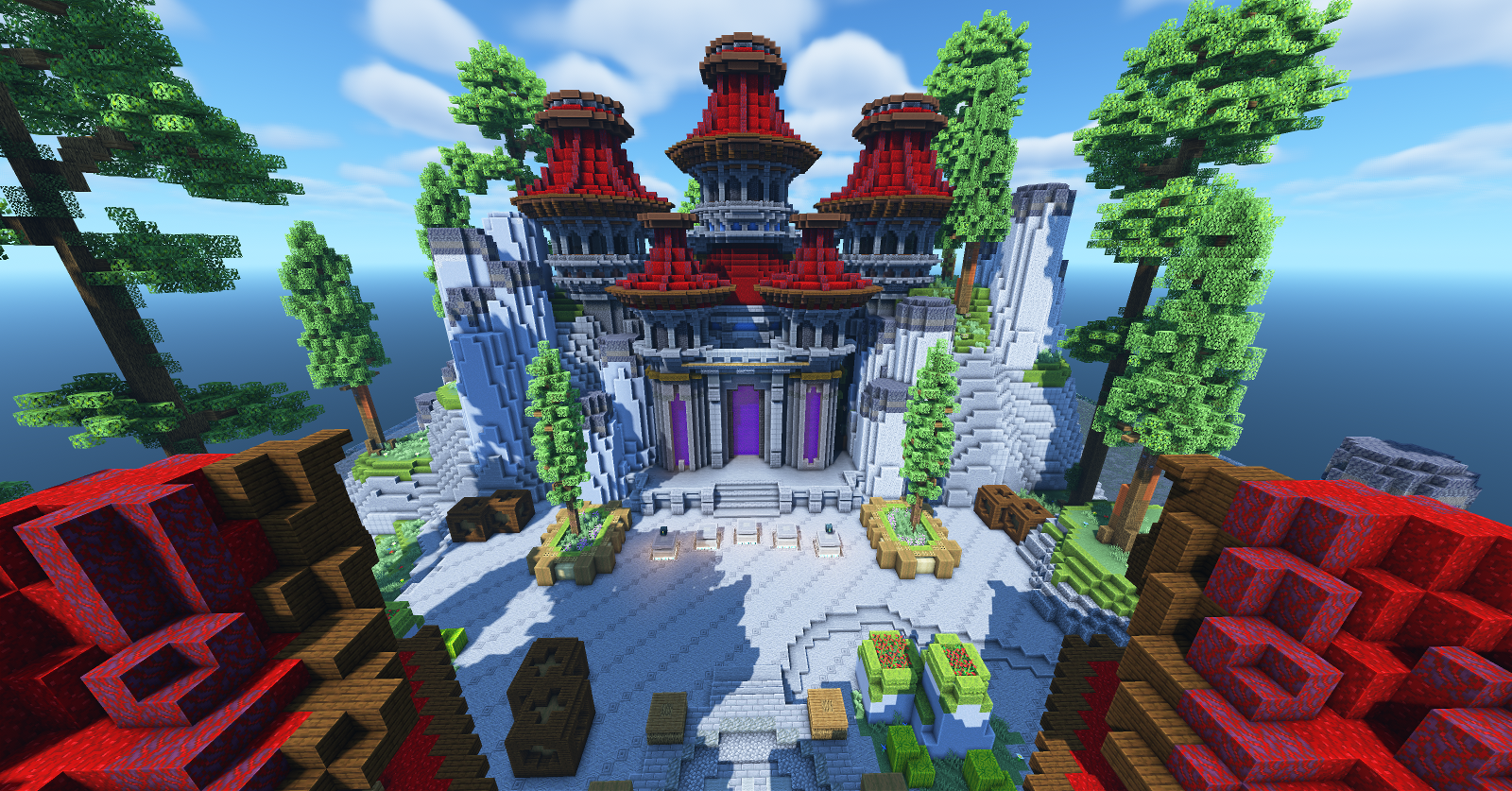 Big Red Castle Hub - 150x50
