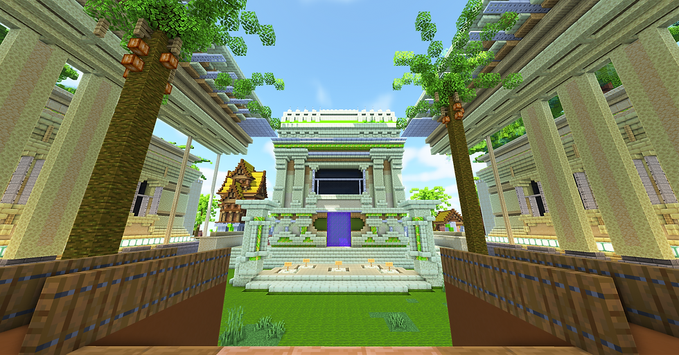 Thumbnail: Green Tropical Temple Hub - 250x250