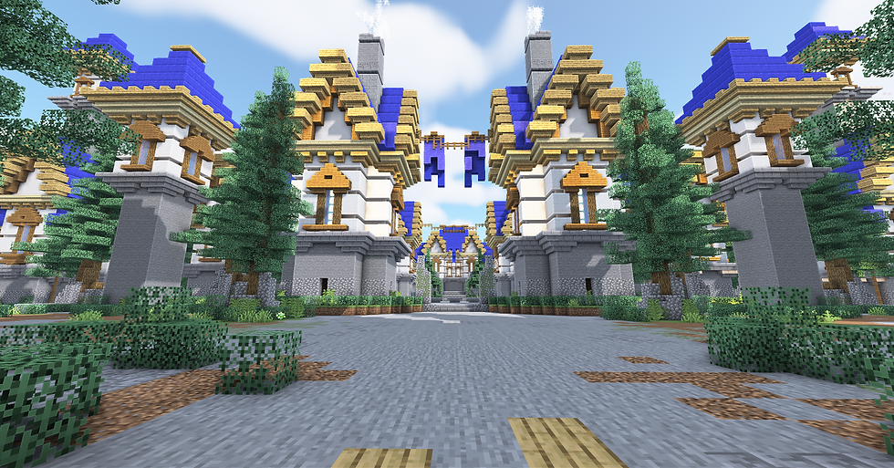 Thumbnail: Blue Medieval Houses Hub - 200x200