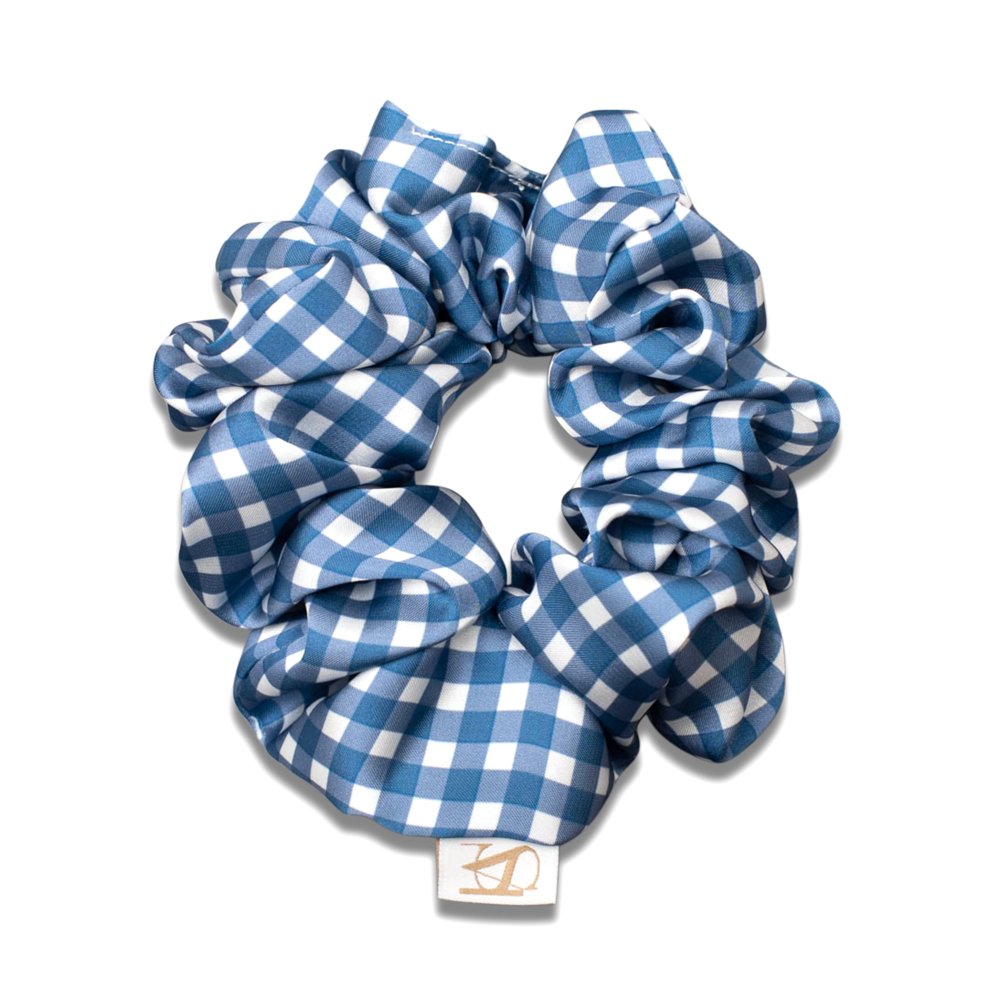 Scrunchie classics Blue Gingham