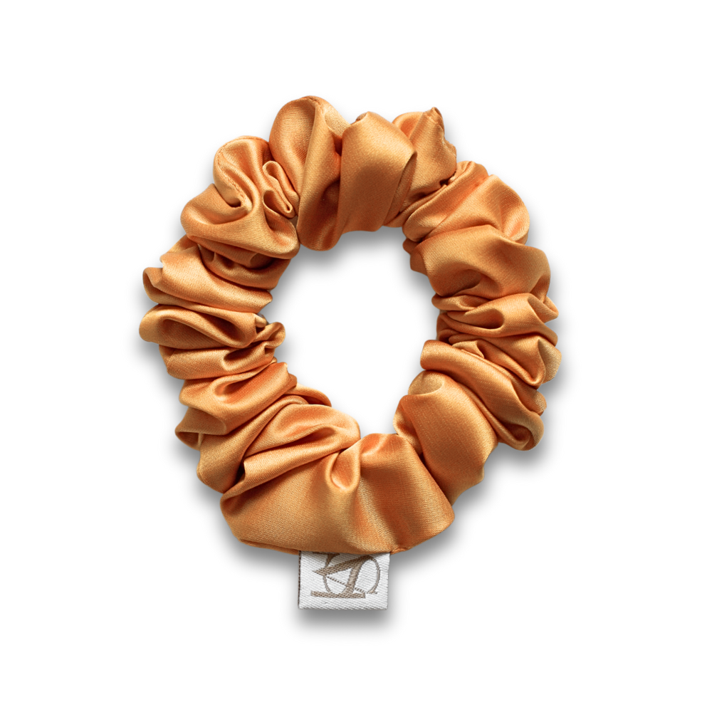 Scrunchie medio golden orange