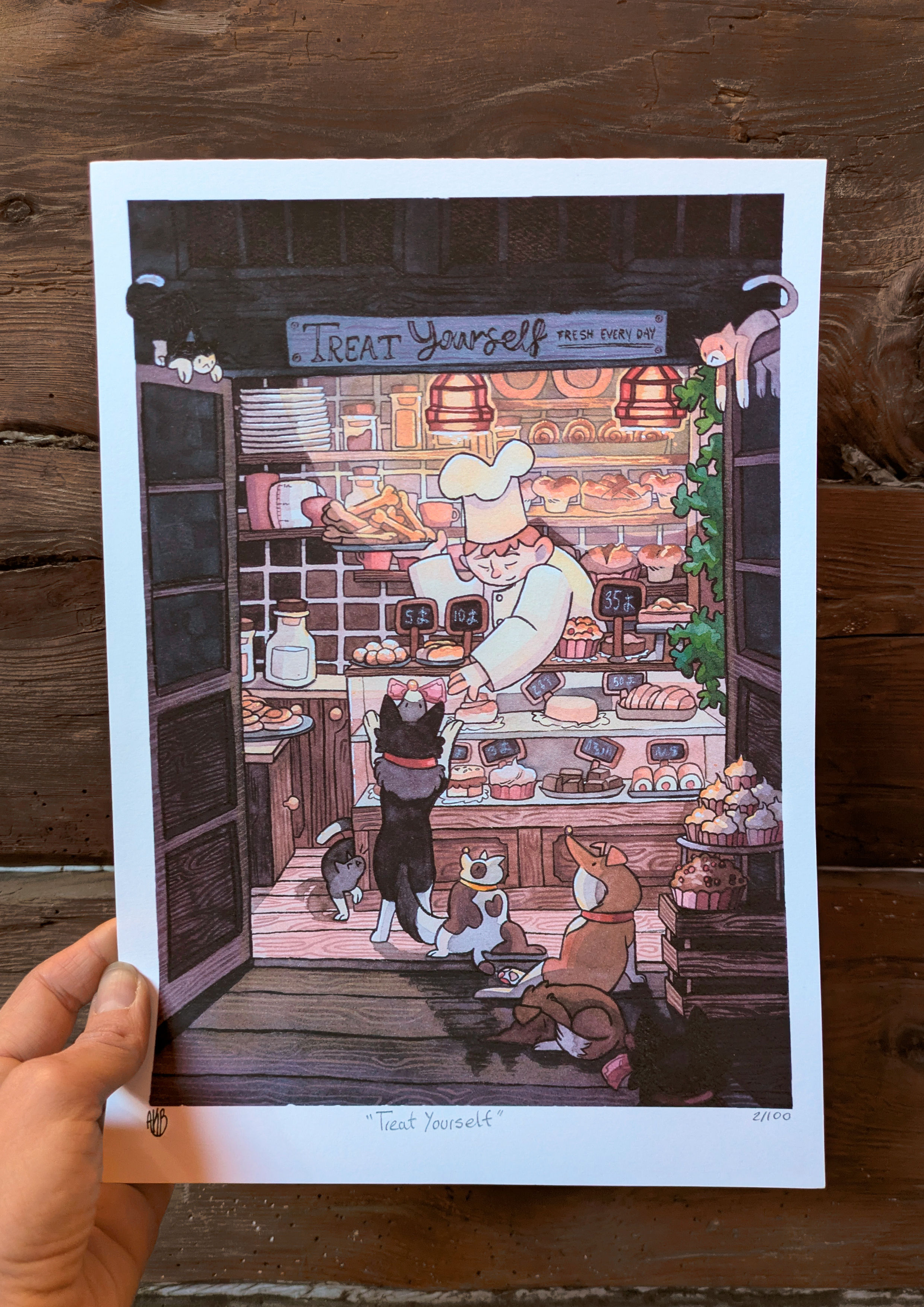 "Treat Yourself" - Limited Edition Giclee Print