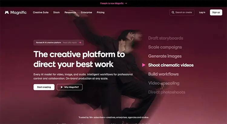Magnific公式サイト