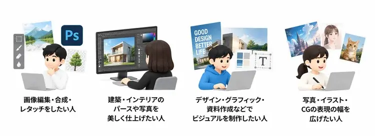 Photoshopが向いている人