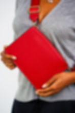 Thumbnail: Red Women's Leather Cross-body bag
