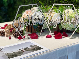 Reception Table Styling