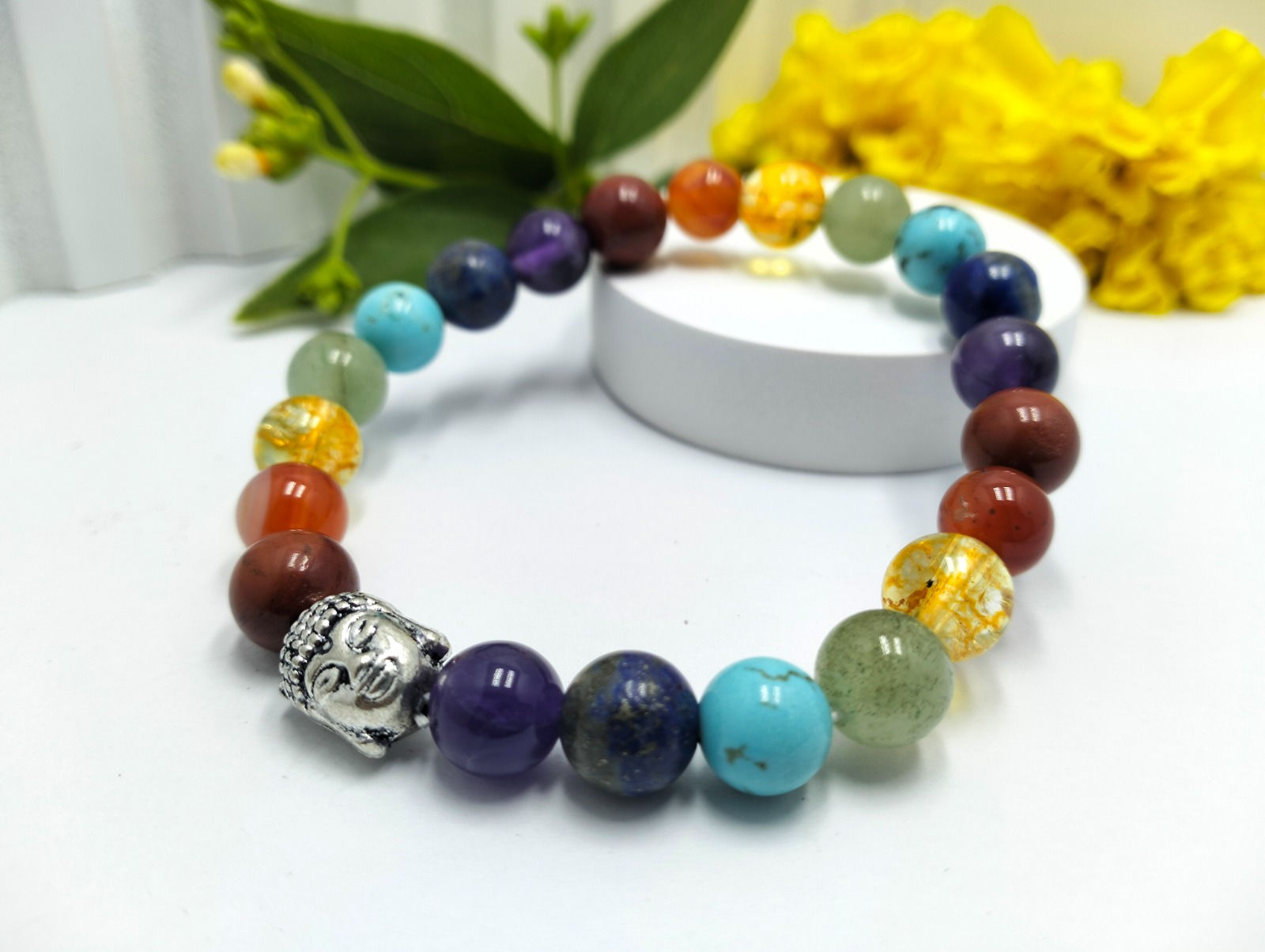 Seven Chakra Healing Bracelet