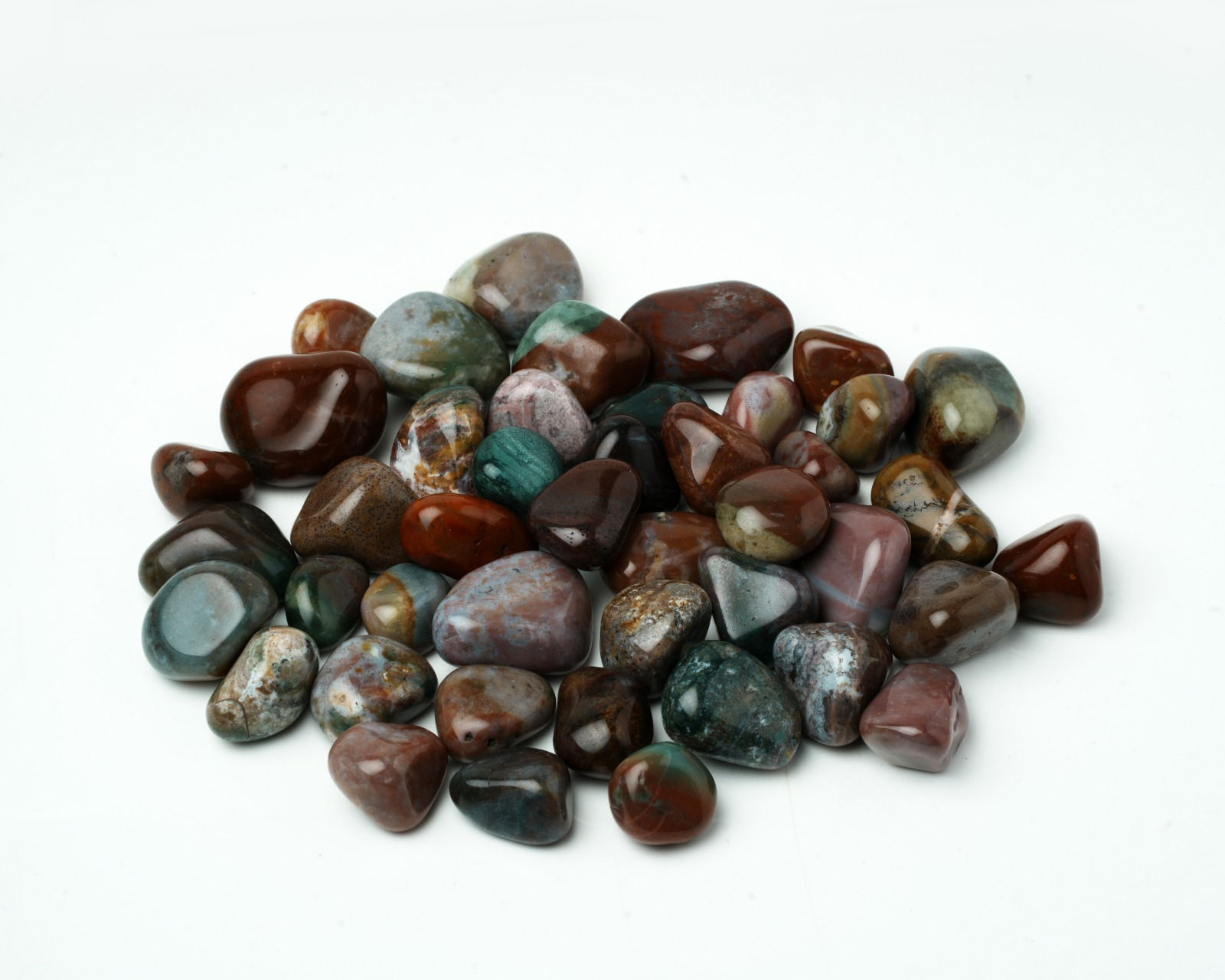 Fancy Jasper Tumbled Stones