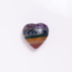 7 Chakra Heart Stone