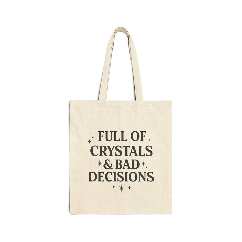 Thumbnail: Tote Bag: “Full of Crystals”