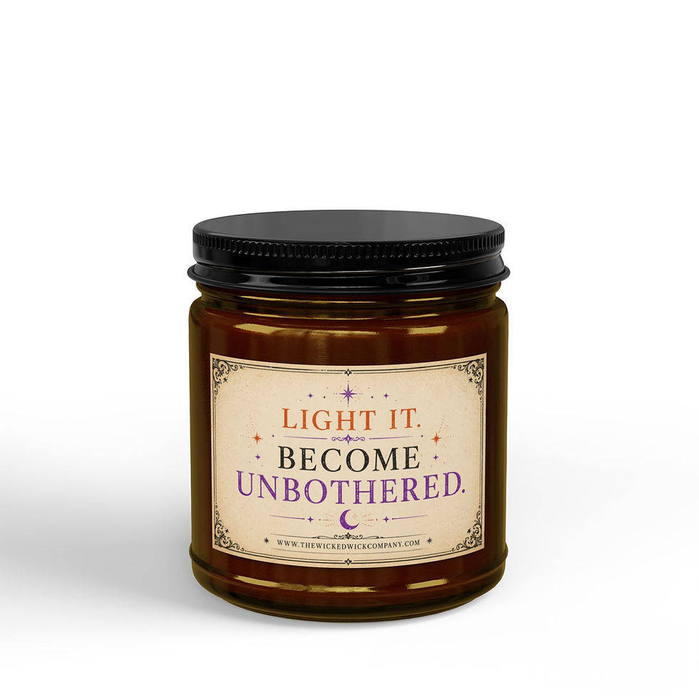 Thumbnail: Soy Candle — "Light It. Become Unbothered." Aromatherapy Jar (4oz & 9oz)