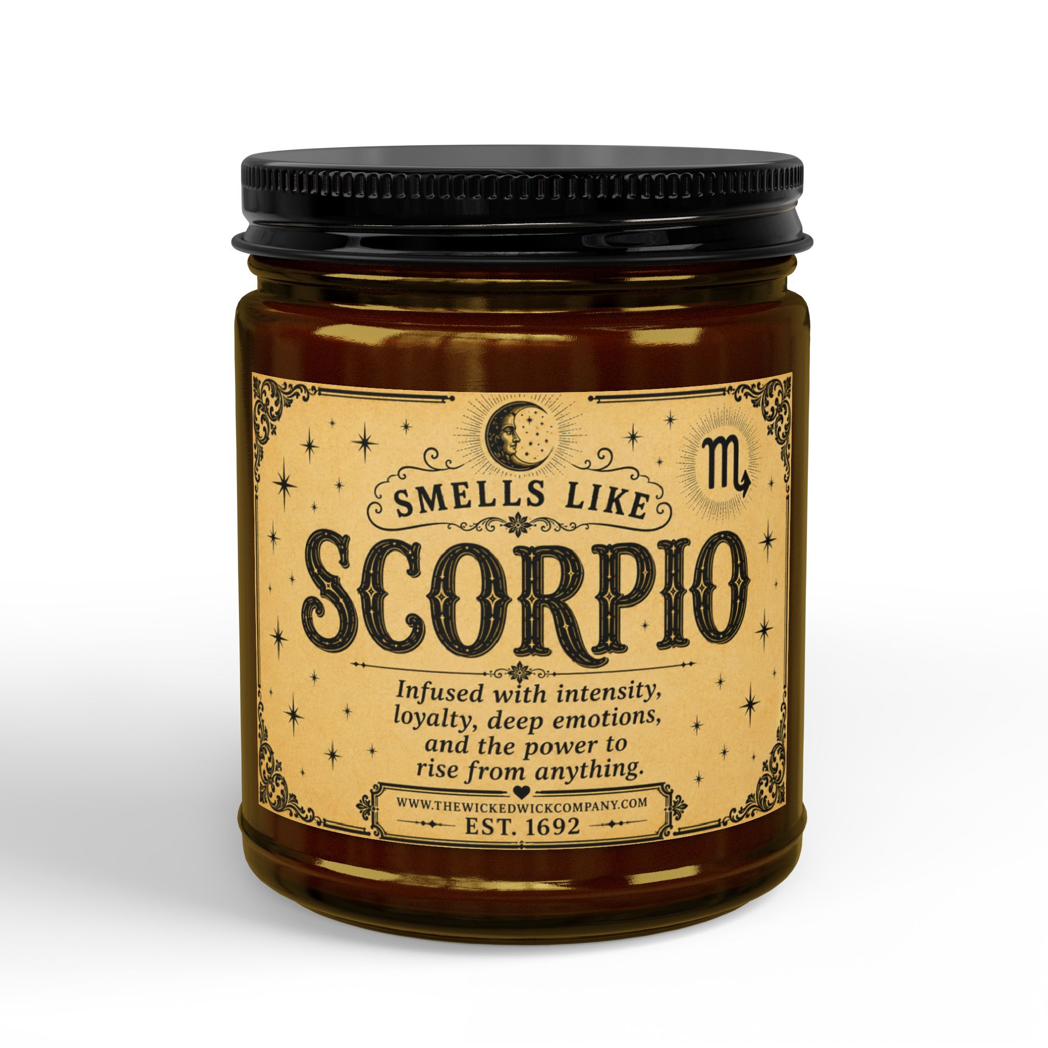 ZODIAC - Scorpio SWEET Description - Scented Soy Candle (4oz & 9oz)