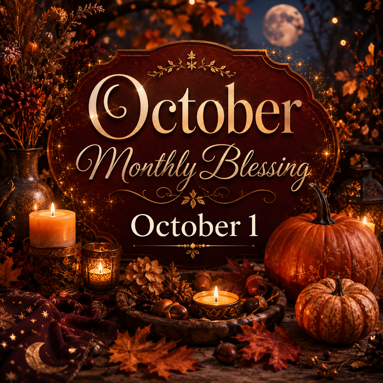October Monthly Blessing