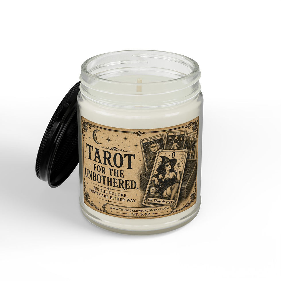 Thumbnail: CANDLE -Tarot Zero of Fucks 
